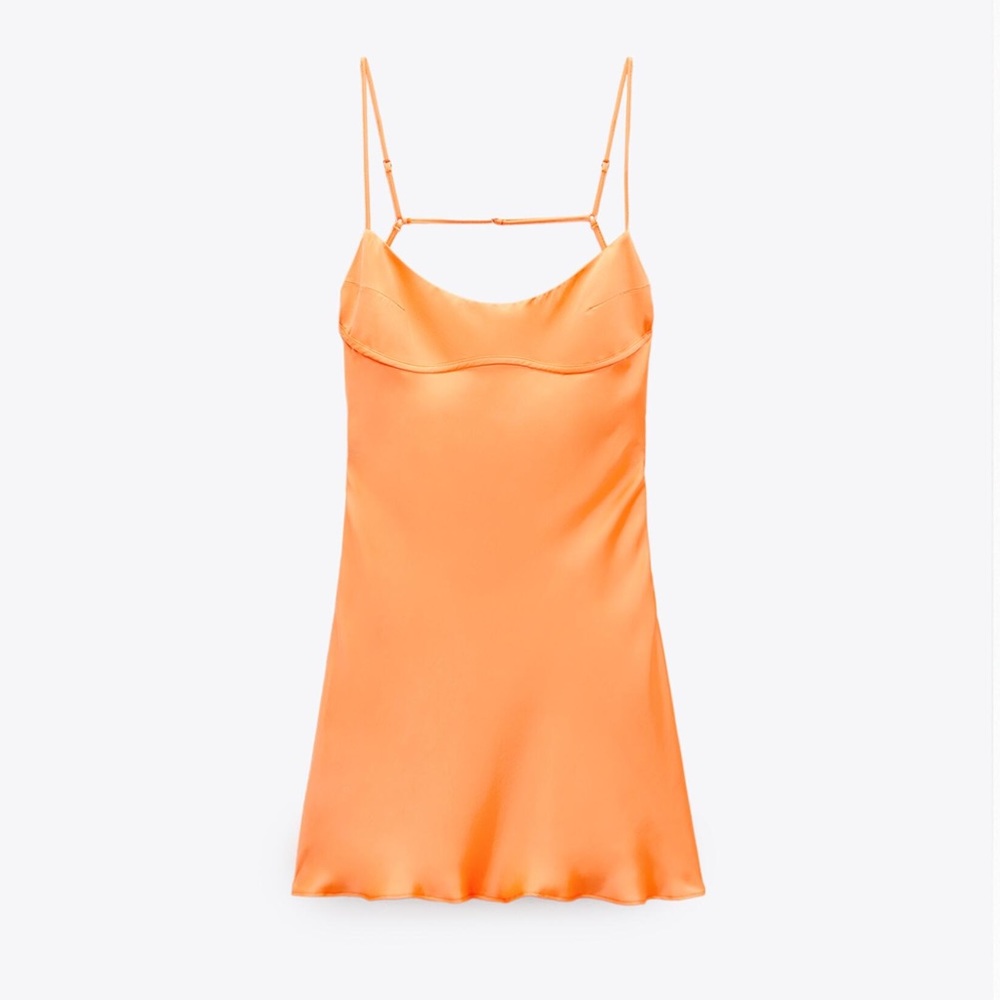 Zara satin dress size xs